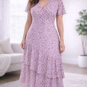 Karl Lagerfeld Floral Spring/Summer Dress Size 10
